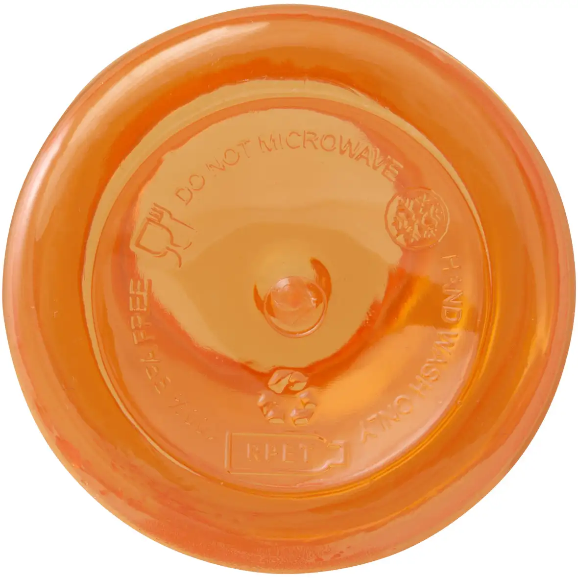 400 ml RCS-zertifizierte Trinkflasche aus recyceltem Kunststoff mit Karabiner – Ansicht 11