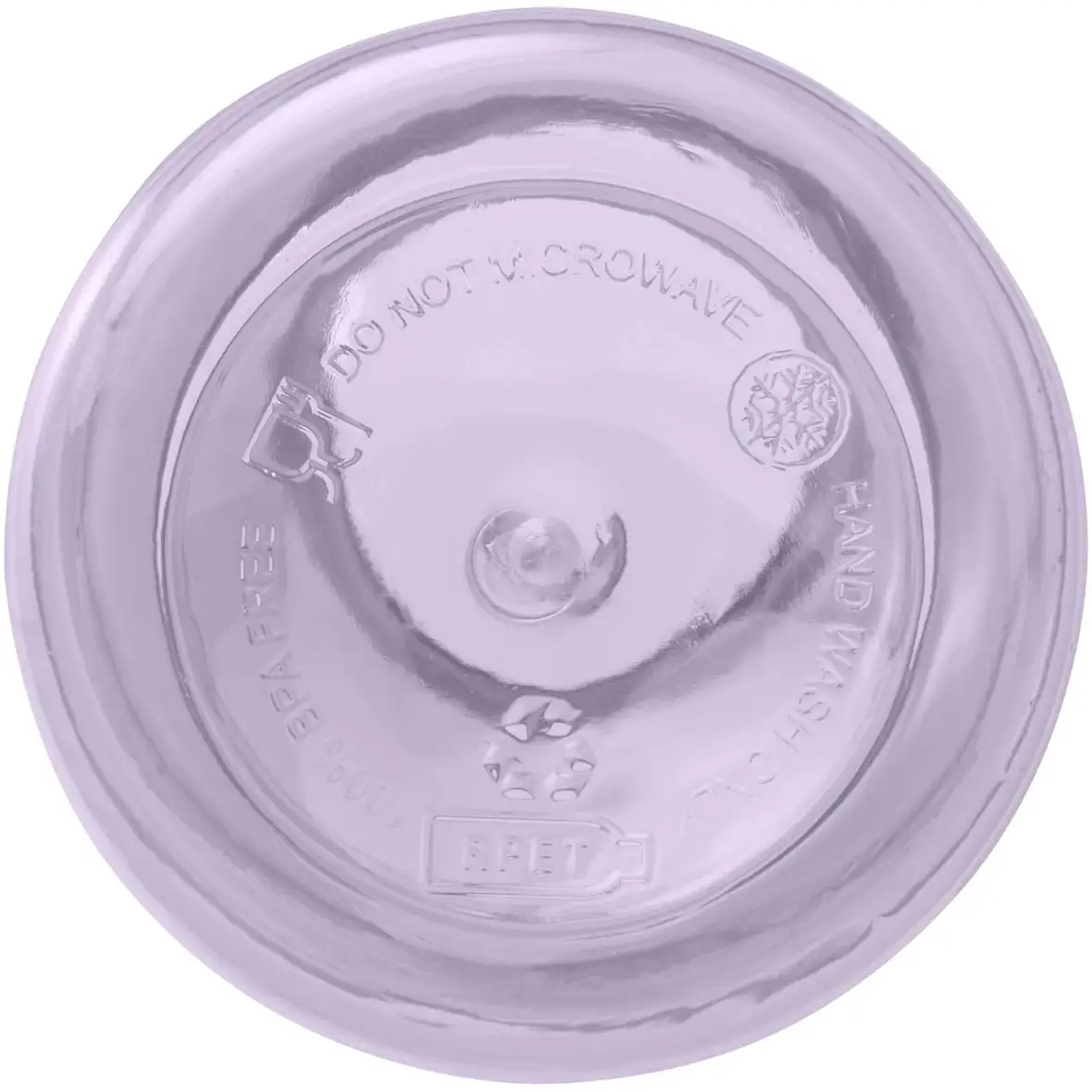 400 ml RCS-zertifizierte Trinkflasche aus recyceltem Kunststoff mit Karabiner – Ansicht 15