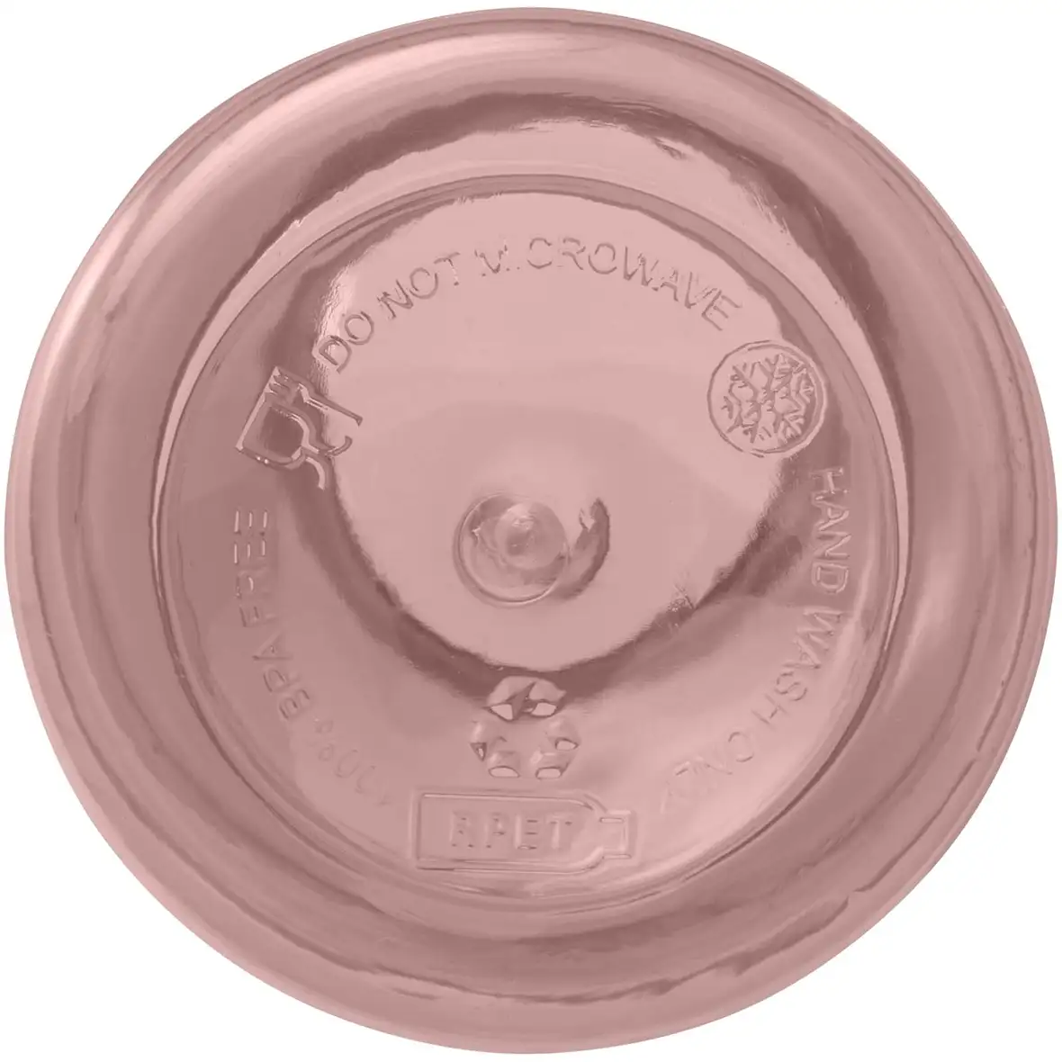 400 ml RCS-zertifizierte Trinkflasche aus recyceltem Kunststoff mit Karabiner – Ansicht 21