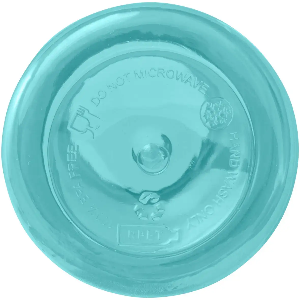 400 ml RCS-zertifizierte Trinkflasche aus recyceltem Kunststoff mit Karabiner – Ansicht 24