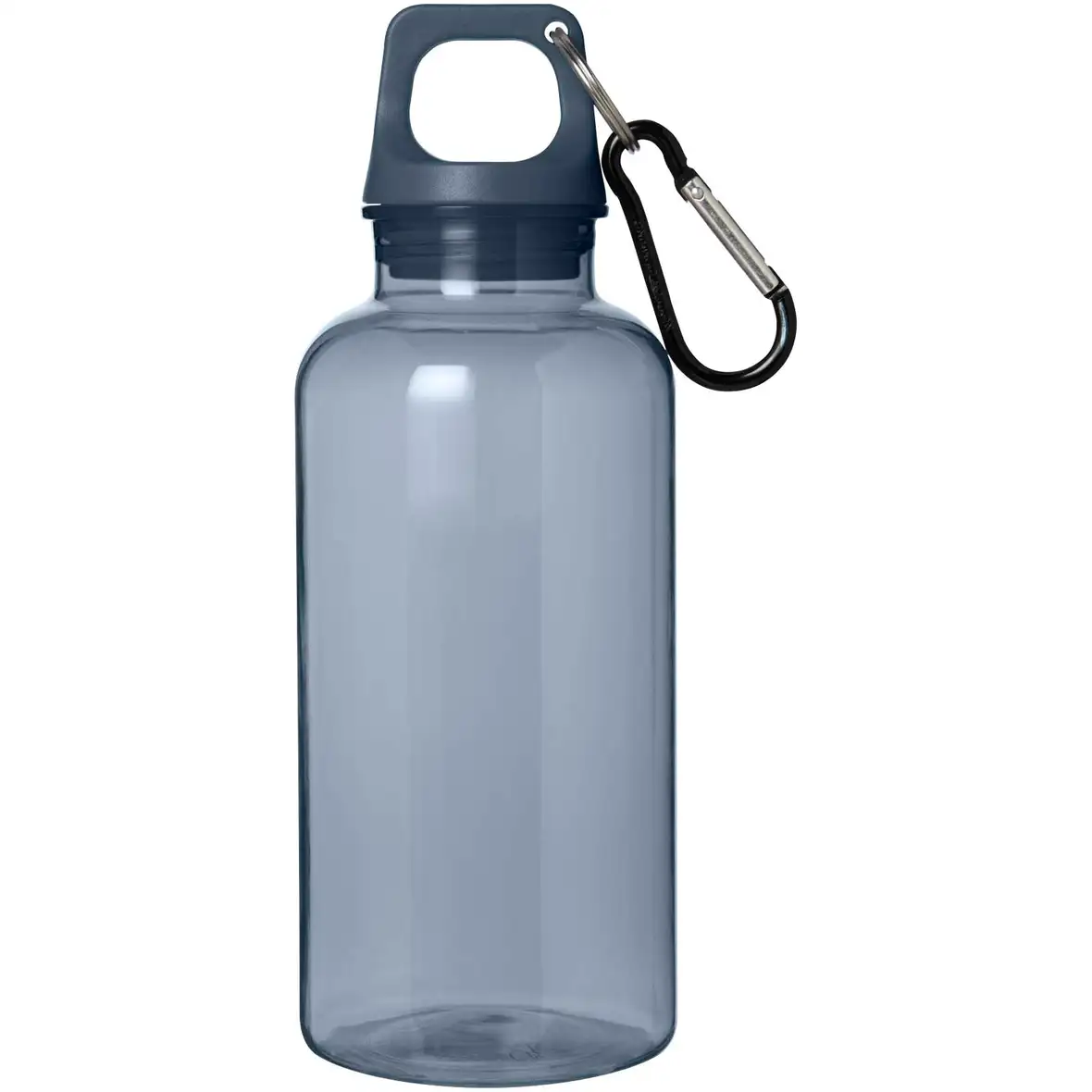400 ml RCS-zertifizierte Trinkflasche aus recyceltem Kunststoff mit Karabiner – Ansicht 30