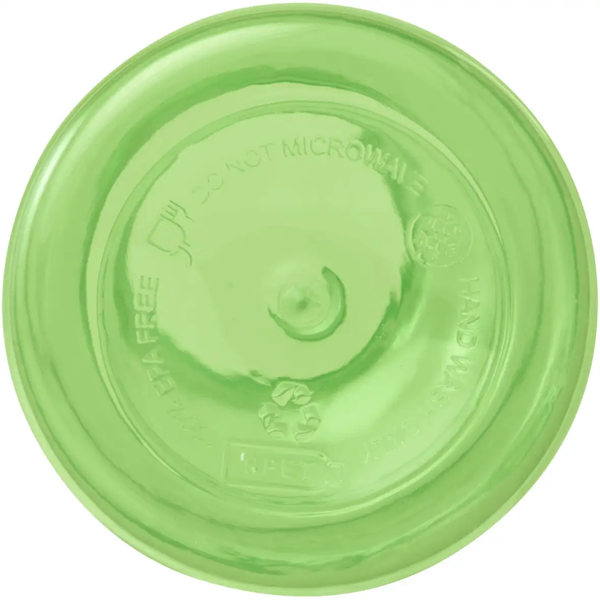 400 ml RCS-zertifizierte Trinkflasche aus recyceltem Kunststoff mit Karabiner – Ansicht 34