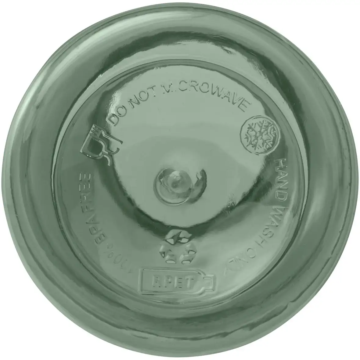 400 ml RCS-zertifizierte Trinkflasche aus recyceltem Kunststoff mit Karabiner – Ansicht 38
