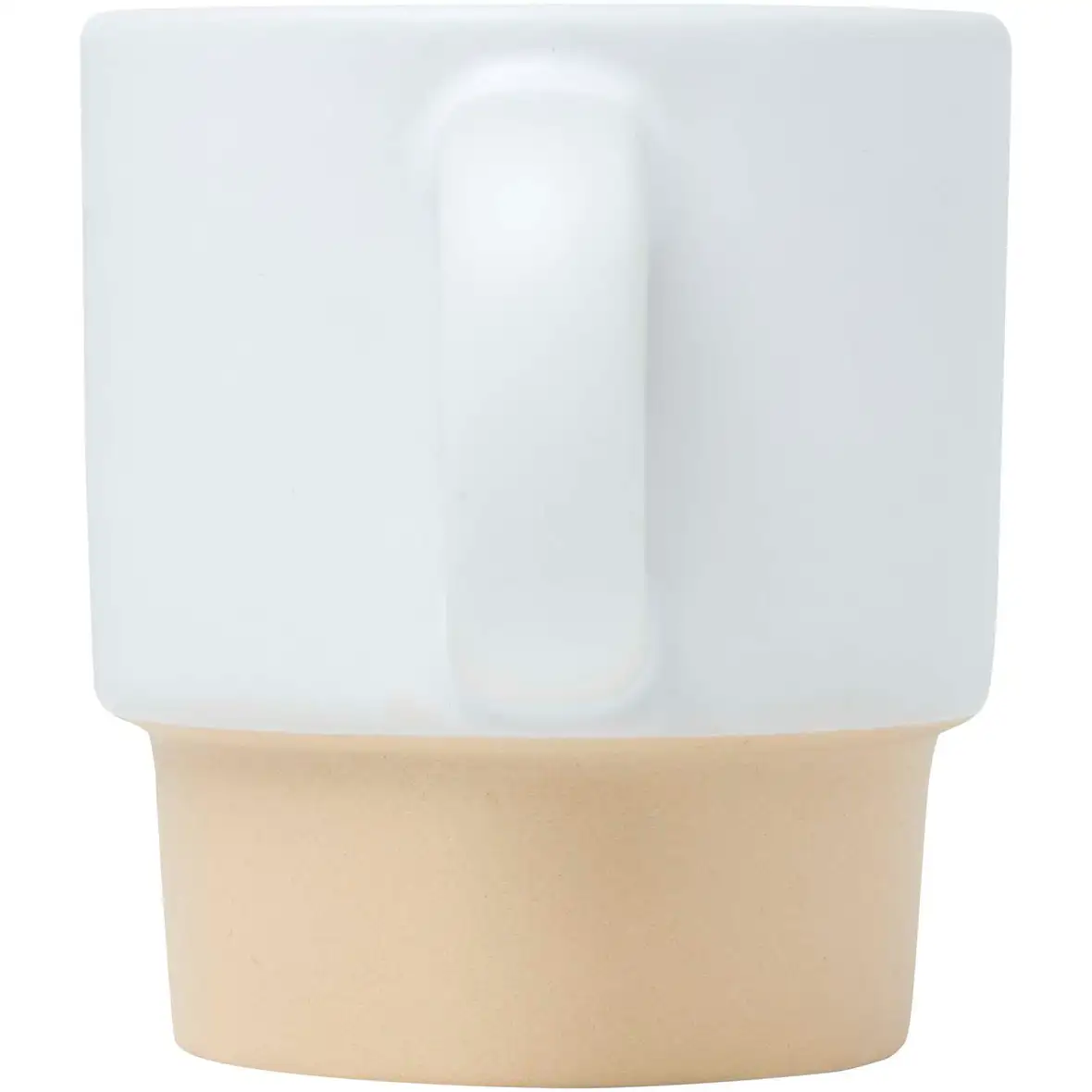 130 ml stapelbarer Expresso Becher mit Tonboden – Ansicht 3