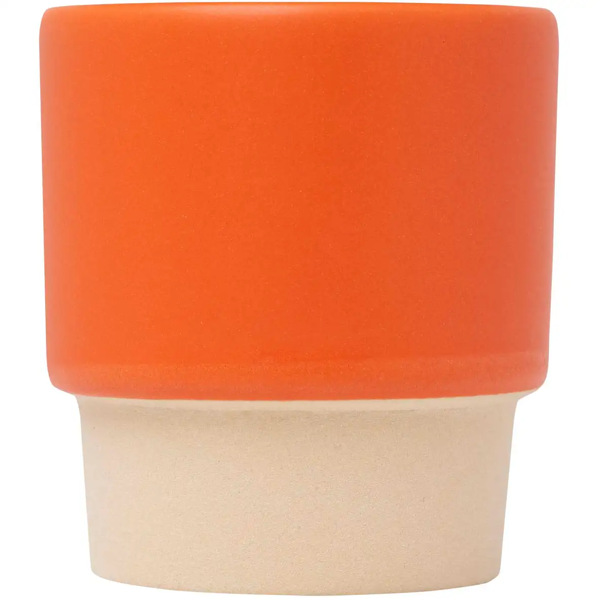 130 ml stapelbarer Expresso Becher mit Tonboden – Ansicht 5
