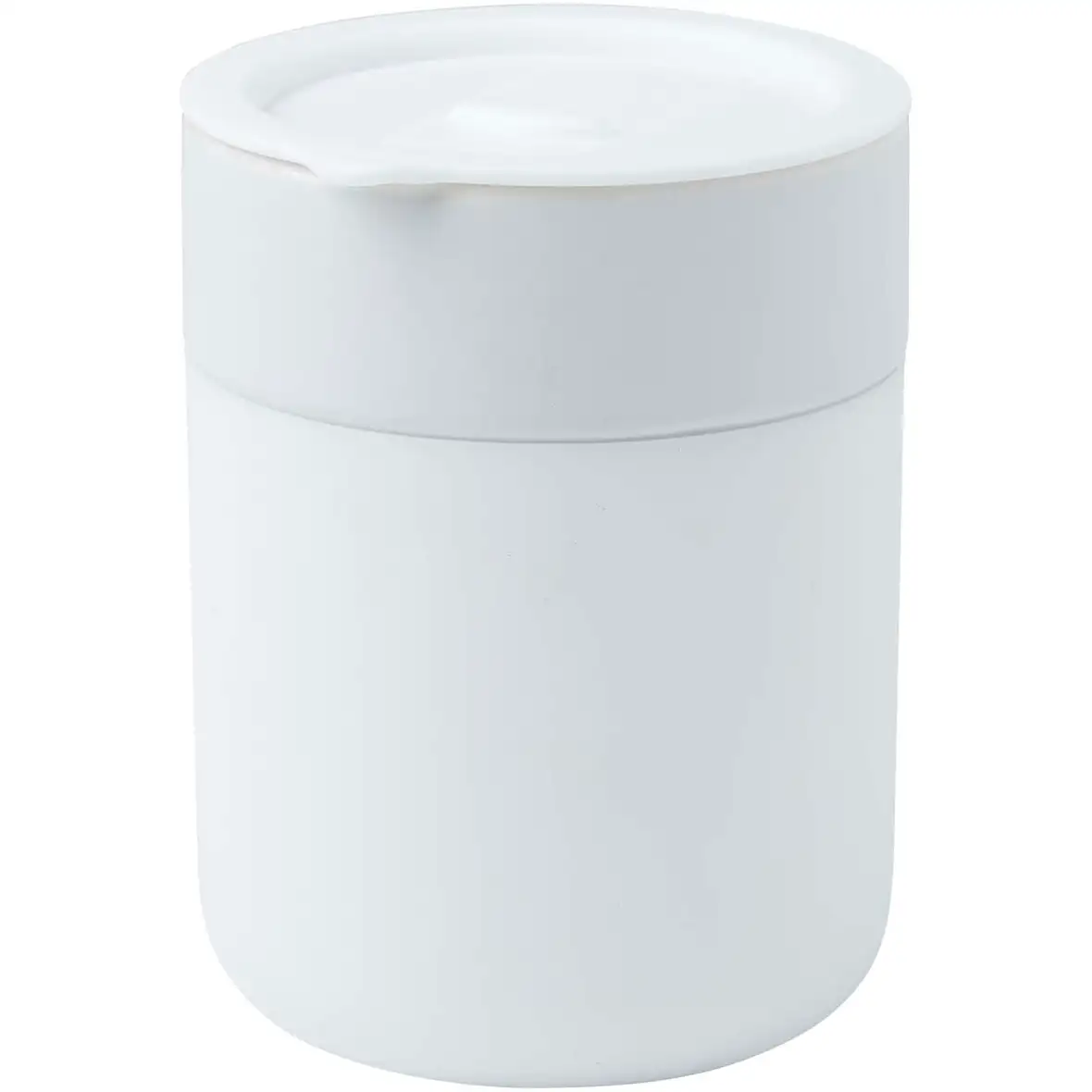 330 ml Keramikbecher mit Silikonhülle und Kunststoffdeckel – Ansicht 1