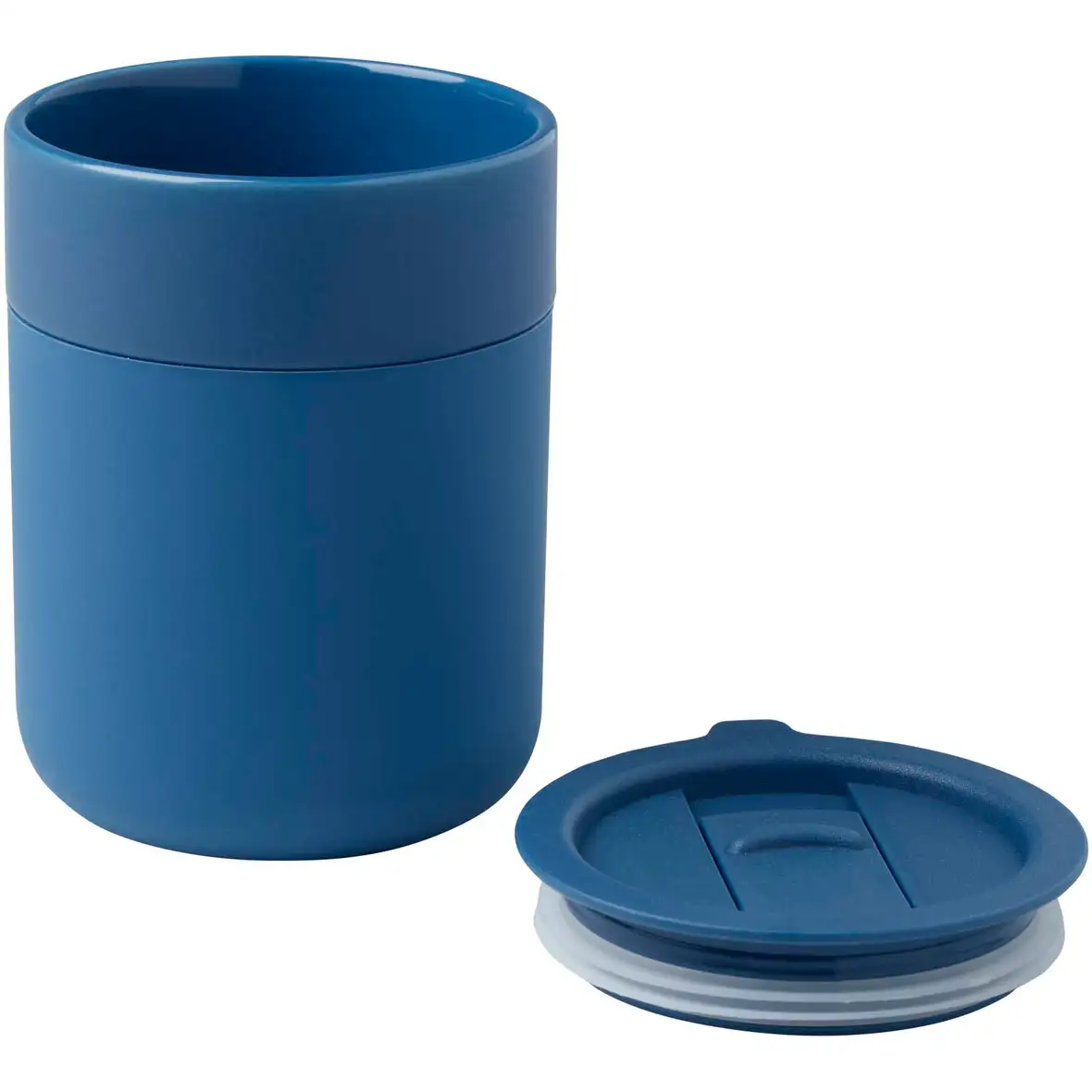 330 ml Keramikbecher mit Silikonhülle und Kunststoffdeckel – Ansicht 8