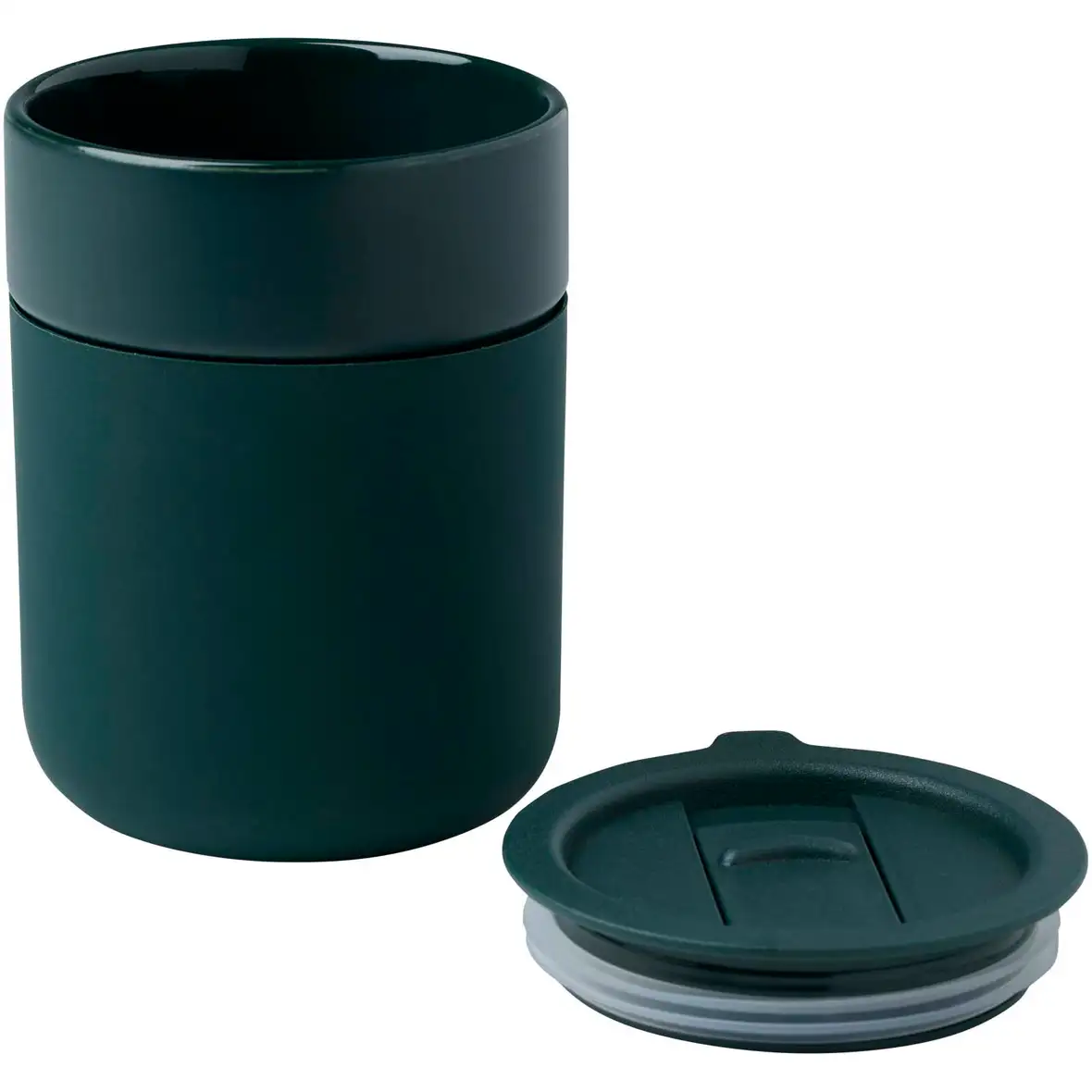 330 ml Keramikbecher mit Silikonhülle und Kunststoffdeckel – Ansicht 13