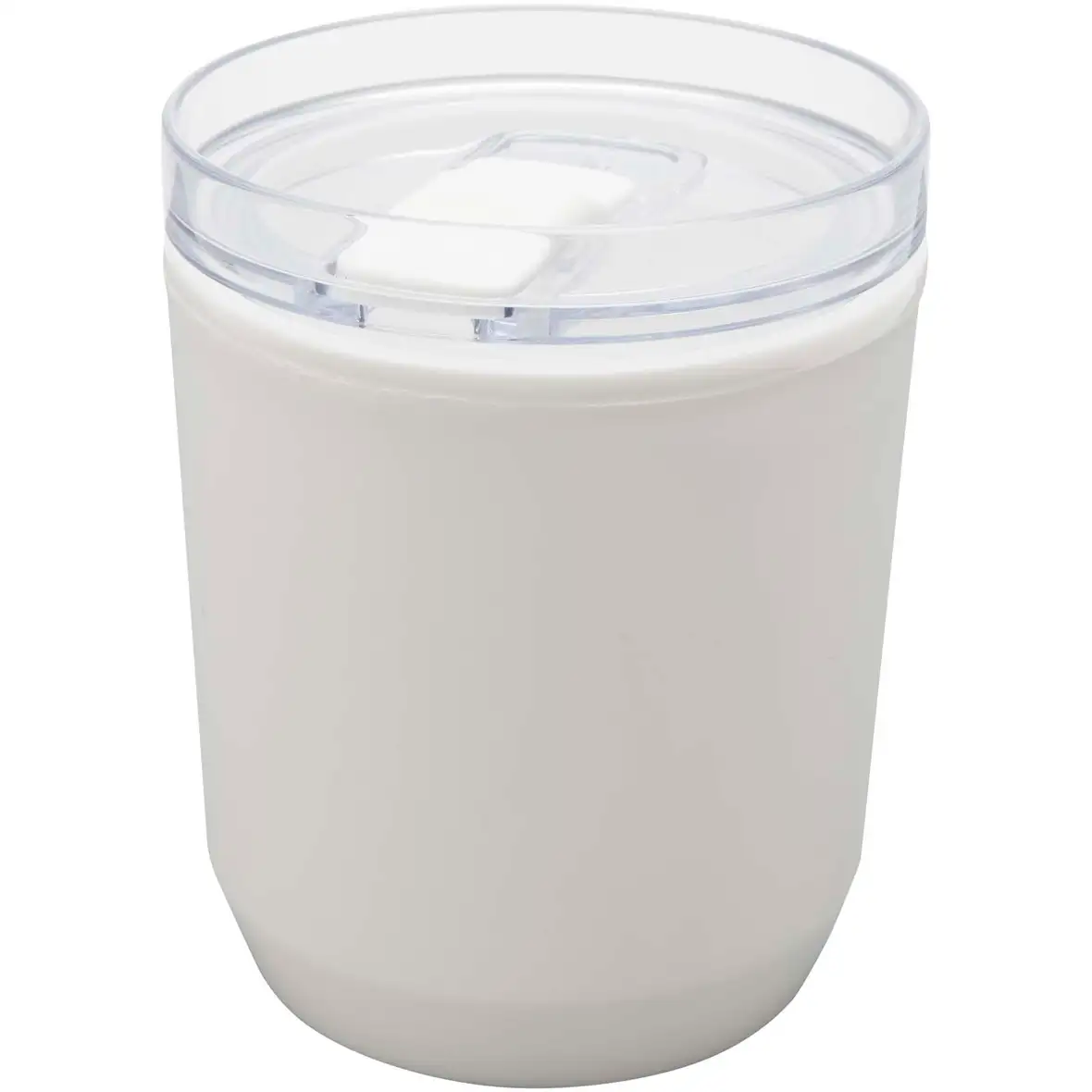180 ml doppelwandiger Becher aus recyceltem Kunststoff – Ansicht 1