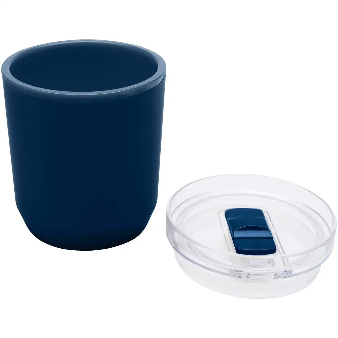 180 ml doppelwandiger Becher aus recyceltem Kunststoff – Ansicht 9