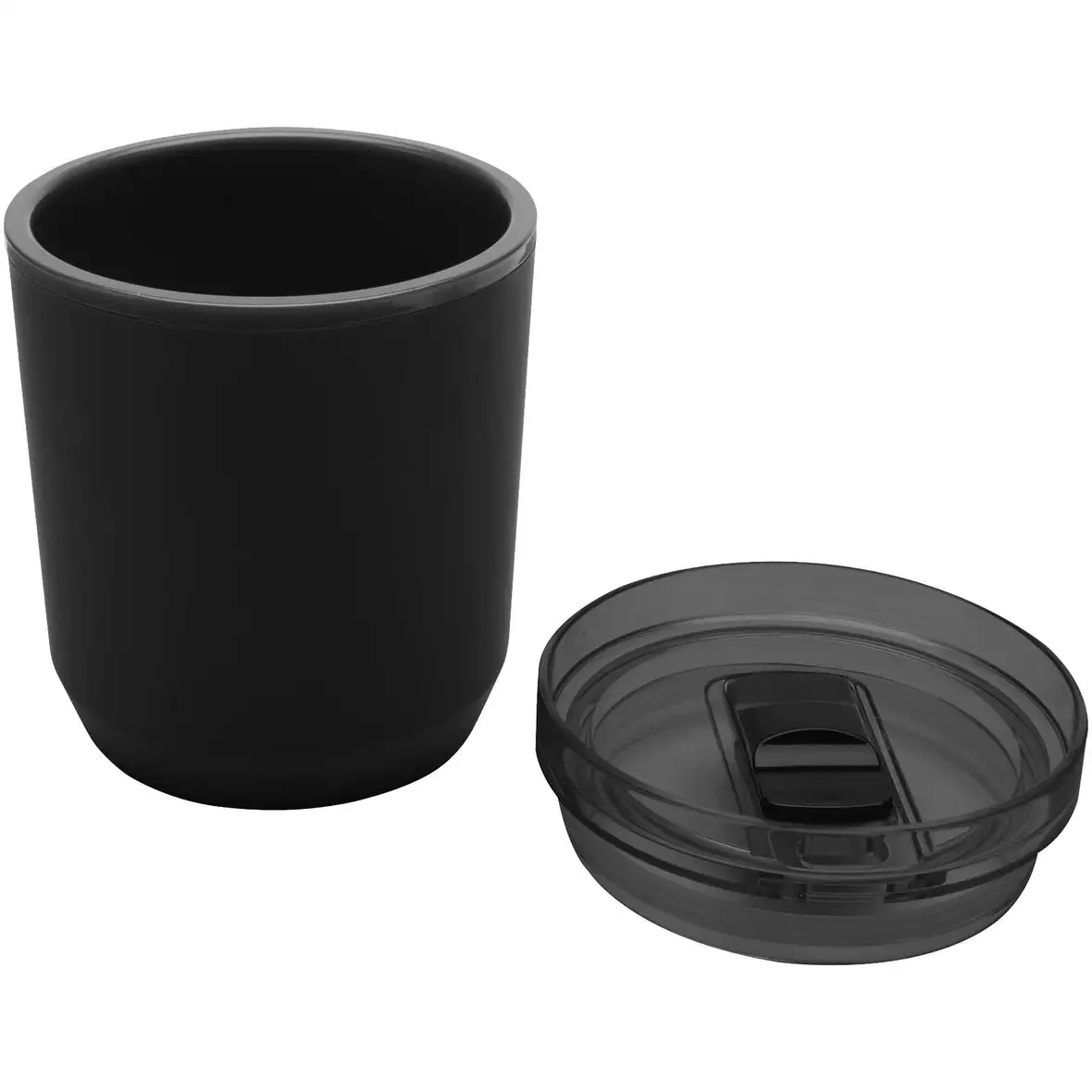 180 ml doppelwandiger Becher aus recyceltem Kunststoff – Ansicht 14