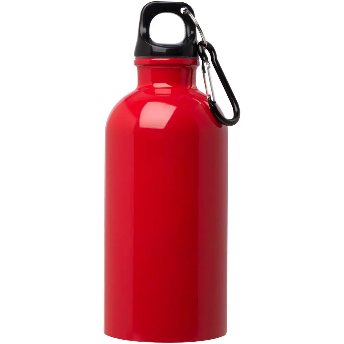 400 ml RCS-zertifizierte, einwandige Trinkflasche aus Edelstahl mit Karabinerhaken – Ansicht 8