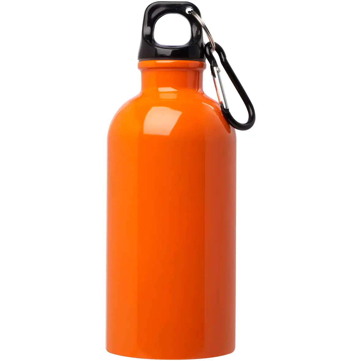 400 ml RCS-zertifizierte, einwandige Trinkflasche aus Edelstahl mit Karabinerhaken – Ansicht 11