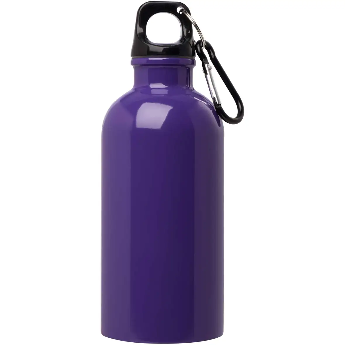 400 ml RCS-zertifizierte, einwandige Trinkflasche aus Edelstahl mit Karabinerhaken – Ansicht 14