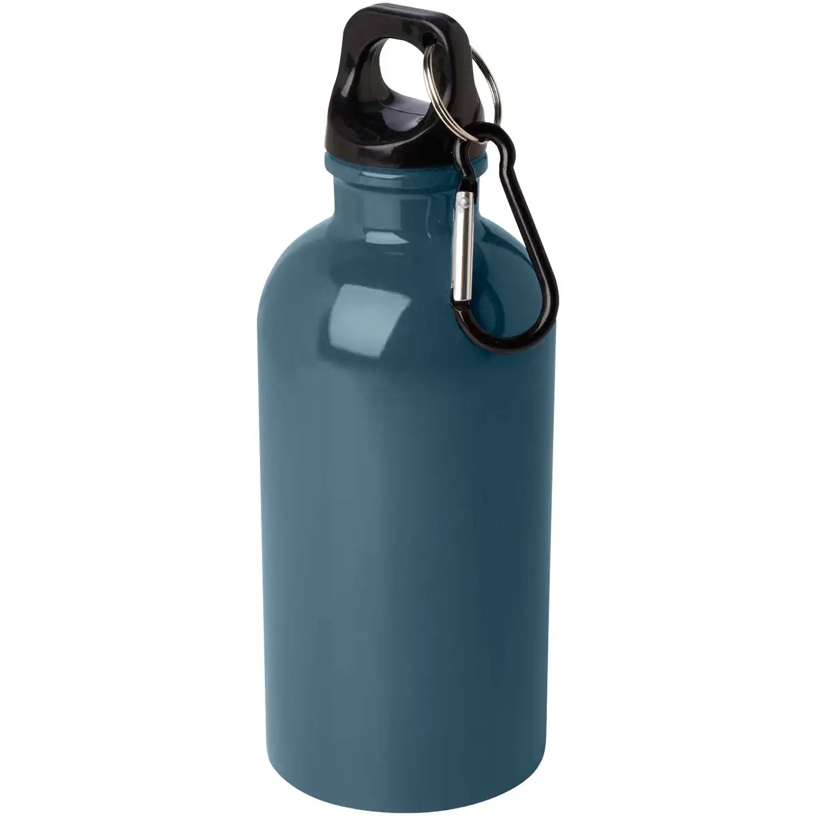 400 ml RCS-zertifizierte, einwandige Trinkflasche aus Edelstahl mit Karabinerhaken – Ansicht 25