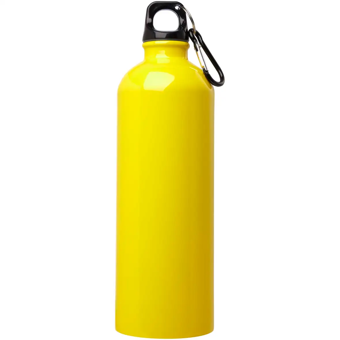 750 ml RCS-zertifizierte, einwandige Trinkflasche aus Edelstahl mit Karabinerhaken – Ansicht 5