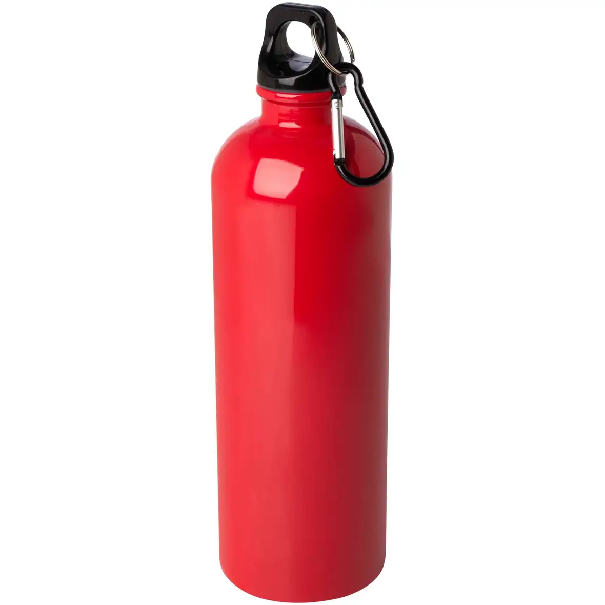 750 ml RCS-zertifizierte, einwandige Trinkflasche aus Edelstahl mit Karabinerhaken – Ansicht 7