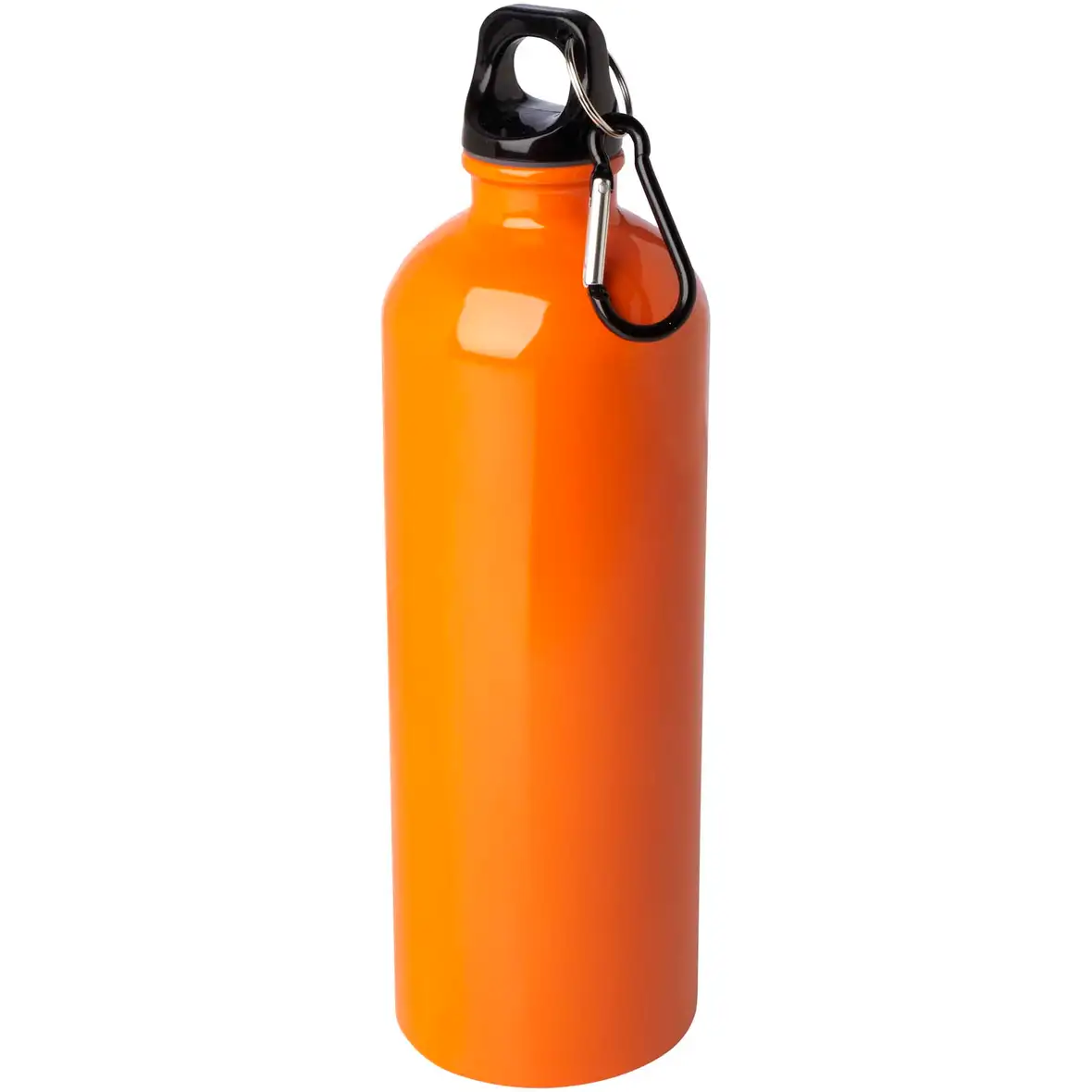 750 ml RCS-zertifizierte, einwandige Trinkflasche aus Edelstahl mit Karabinerhaken – Ansicht 10
