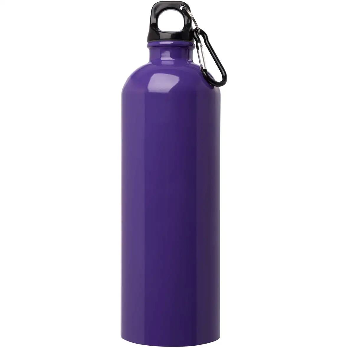 750 ml RCS-zertifizierte, einwandige Trinkflasche aus Edelstahl mit Karabinerhaken – Ansicht 14