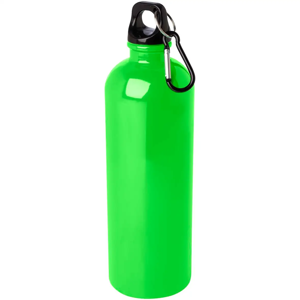 750 ml RCS-zertifizierte, einwandige Trinkflasche aus Edelstahl mit Karabinerhaken – Ansicht 28