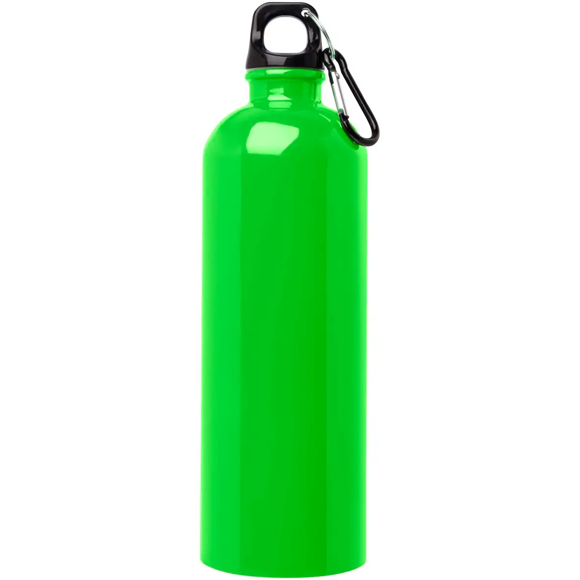 750 ml RCS-zertifizierte, einwandige Trinkflasche aus Edelstahl mit Karabinerhaken – Ansicht 29