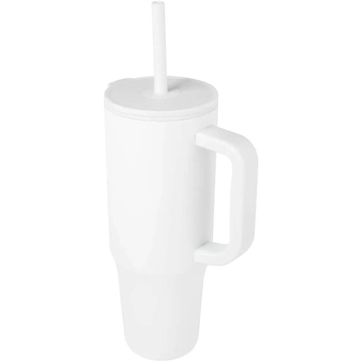 900 ml RCS-zertifizierter Isolierbecher mit Silikon Trinkhalm – Werbeartikel mit Logo bedrucken