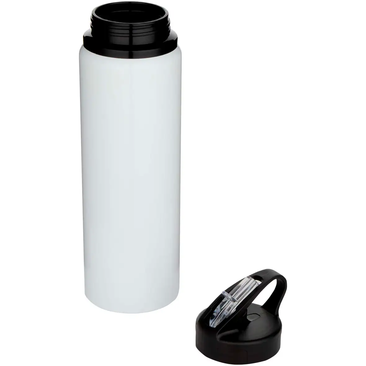 800 ml einwandige Trinkflasche aus recyceltem Edelstahl – Ansicht 3