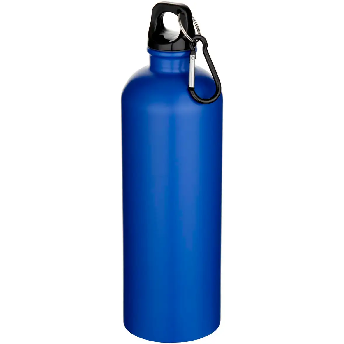 750 ml matte RCS-zertifizierte, einwandige Trinkflasche aus recyceltem Edelstahl mit Karabinerhaken – Ansicht 4