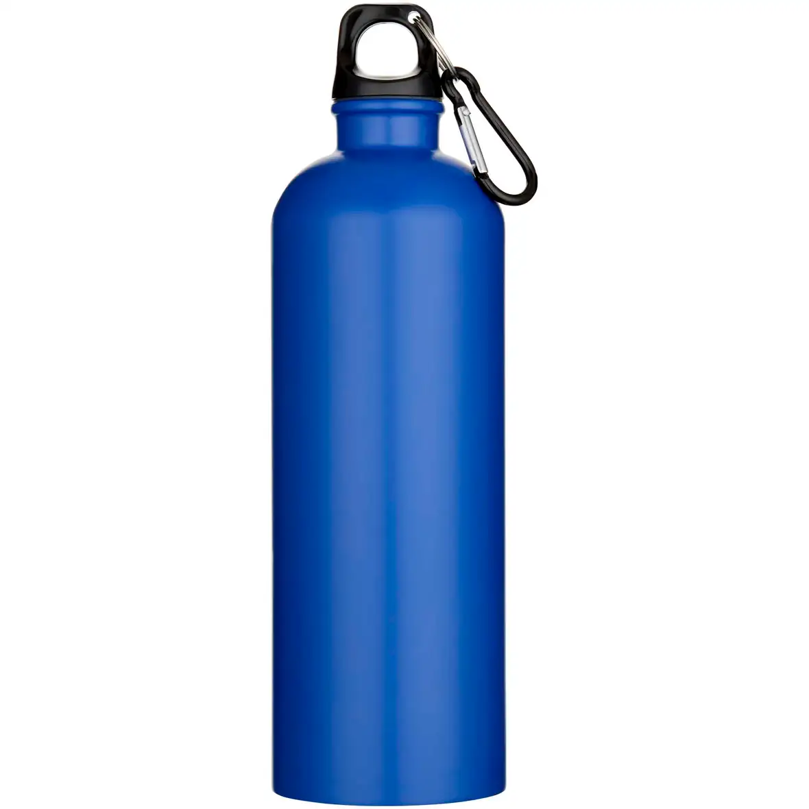 750 ml matte RCS-zertifizierte, einwandige Trinkflasche aus recyceltem Edelstahl mit Karabinerhaken – Ansicht 5