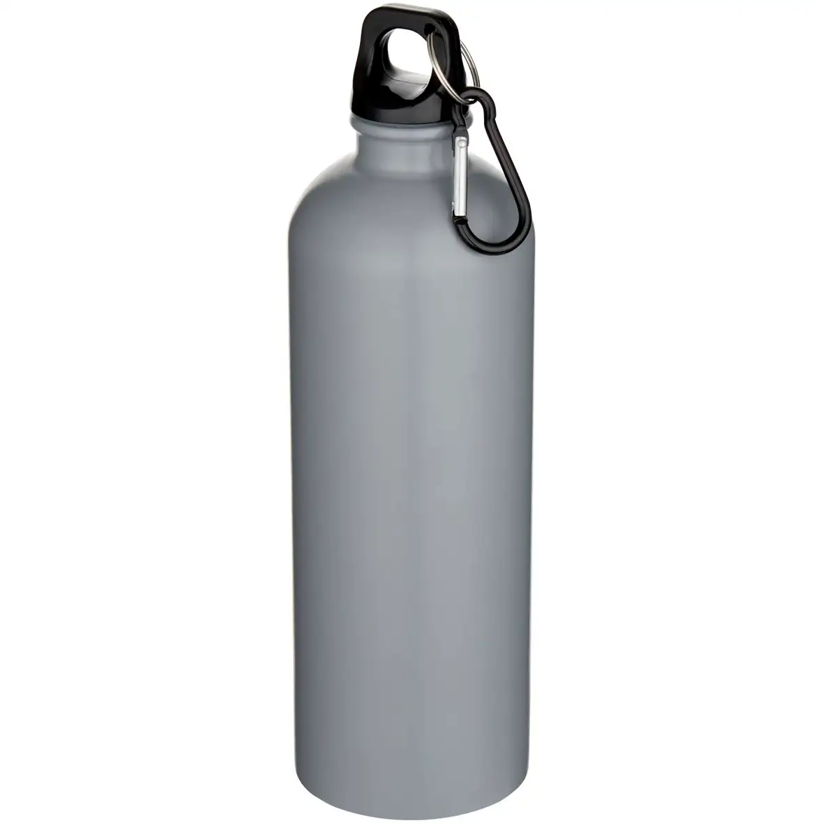 750 ml matte RCS-zertifizierte, einwandige Trinkflasche aus recyceltem Edelstahl mit Karabinerhaken – Ansicht 7