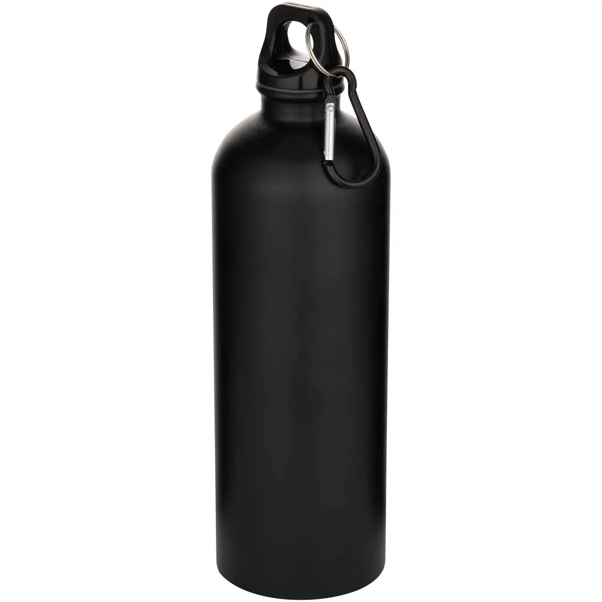 750 ml matte RCS-zertifizierte, einwandige Trinkflasche aus recyceltem Edelstahl mit Karabinerhaken – Ansicht 10