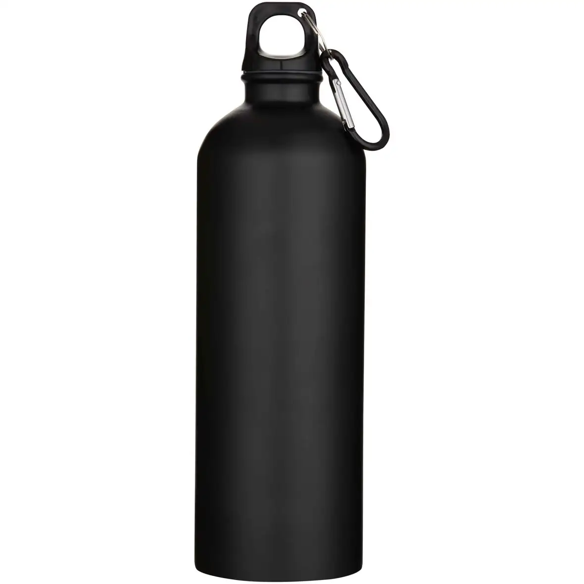 750 ml matte RCS-zertifizierte, einwandige Trinkflasche aus recyceltem Edelstahl mit Karabinerhaken – Ansicht 11