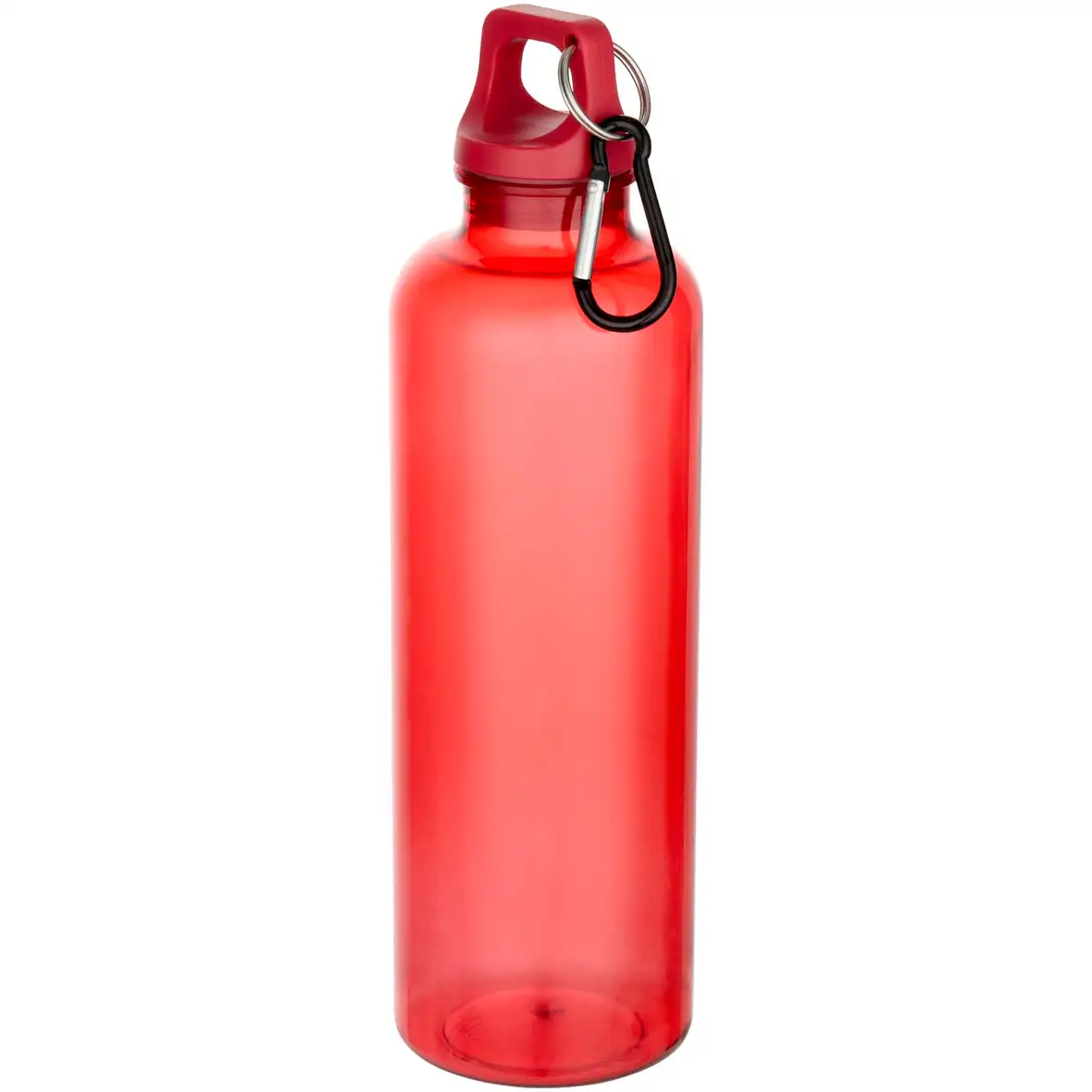 750 ml RCS-zertifizierte Trinkflasche aus recyceltem Kunststoff mit Karabinerhaken – Ansicht 6
