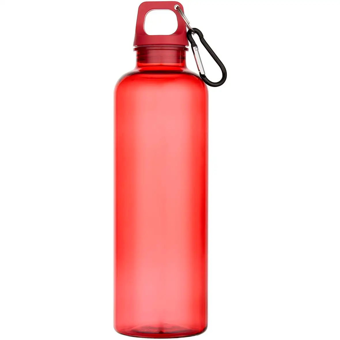 750 ml RCS-zertifizierte Trinkflasche aus recyceltem Kunststoff mit Karabinerhaken – Ansicht 5
