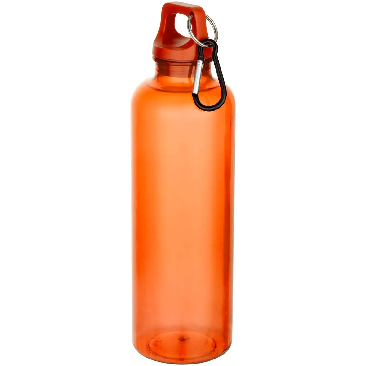 750 ml RCS-zertifizierte Trinkflasche aus recyceltem Kunststoff mit Karabinerhaken – Ansicht 9