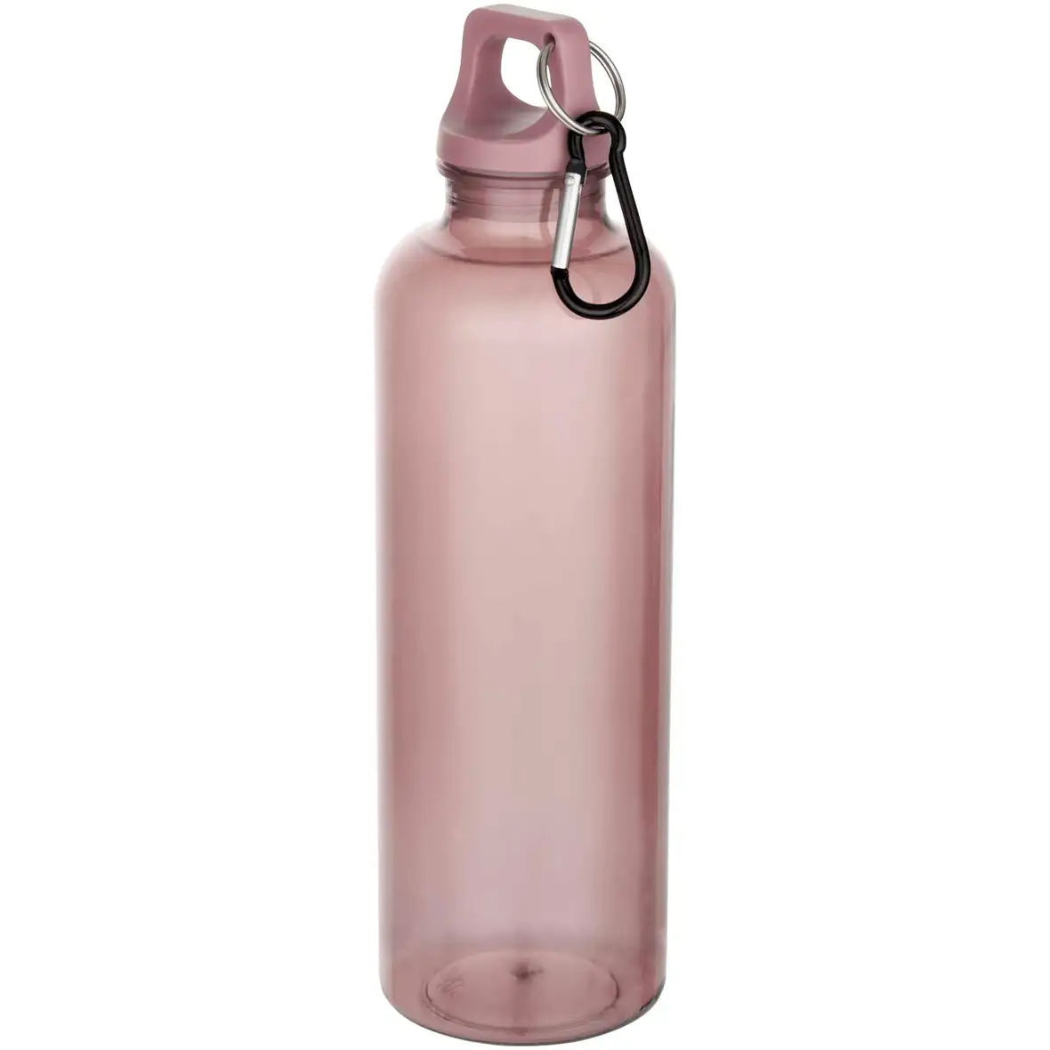 750 ml RCS-zertifizierte Trinkflasche aus recyceltem Kunststoff mit Karabinerhaken – Ansicht 12