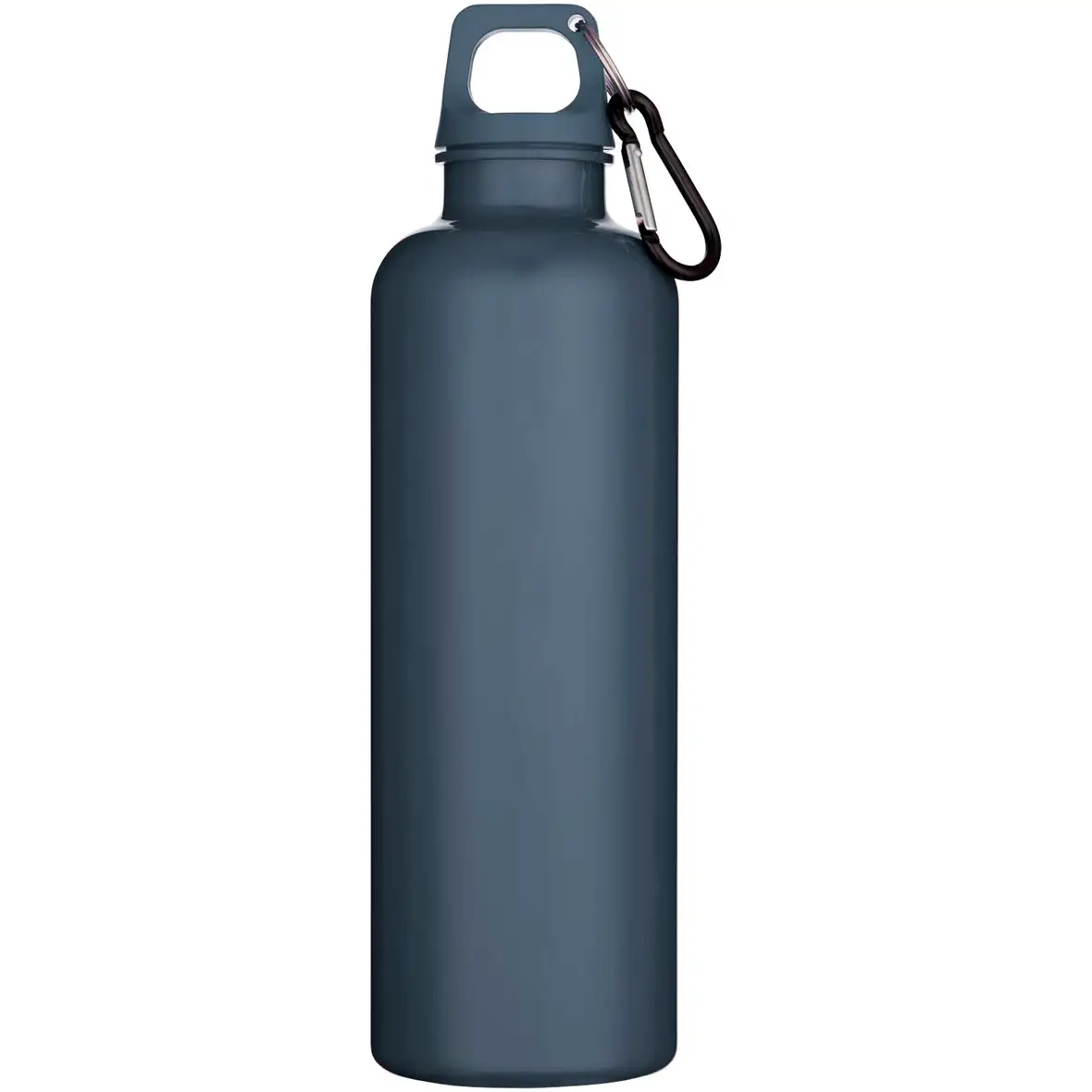 750 ml einfarbige RS-zertifizierte Wasserflasche aus recyceltem Kunststoff mit Karabinerhaken – Ansicht 14