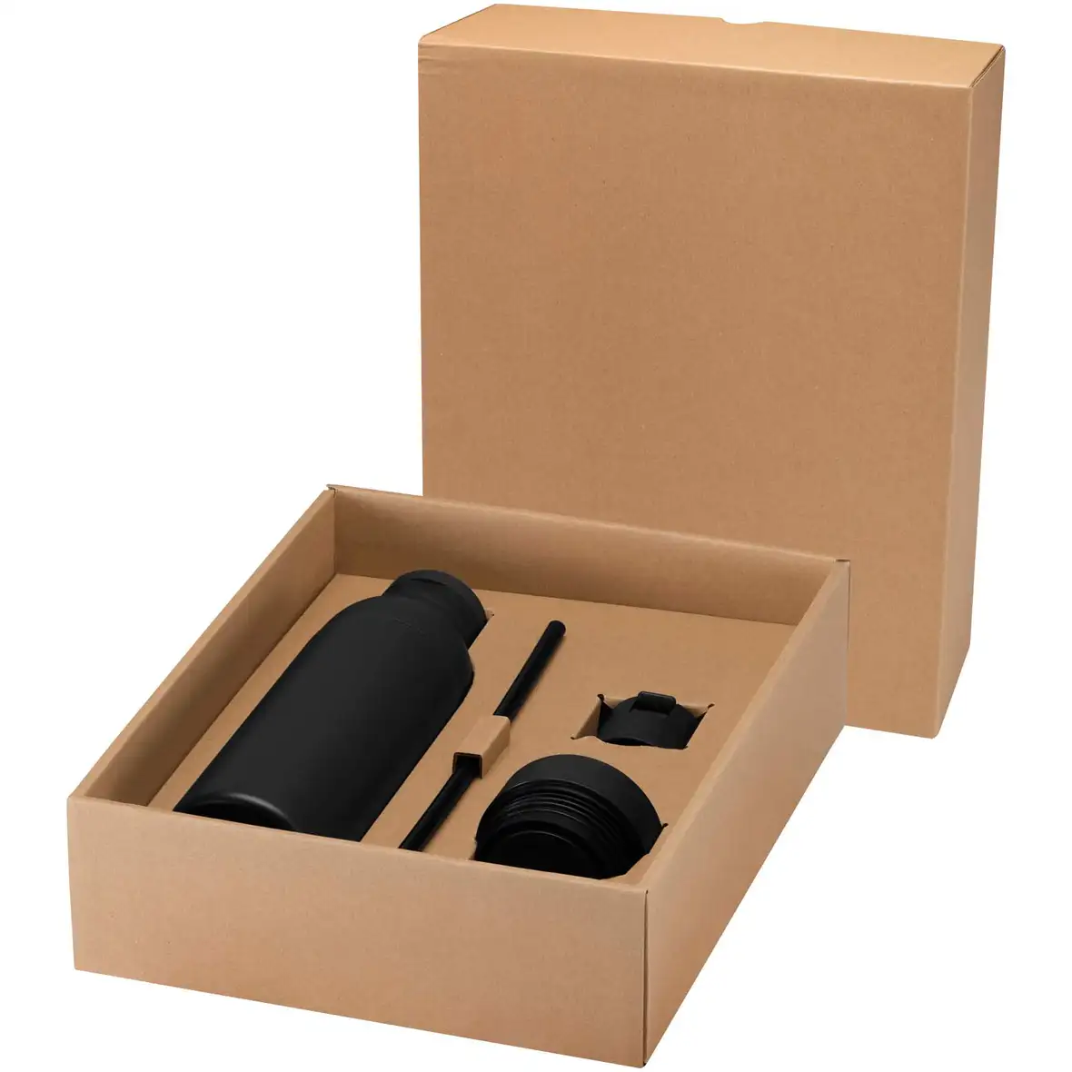 650 ml RCS-zertifizierte doppelwandige Trinkflasche aus recyceltem Edelstahl mit 3-teiligem Deckelset – Ansicht 11