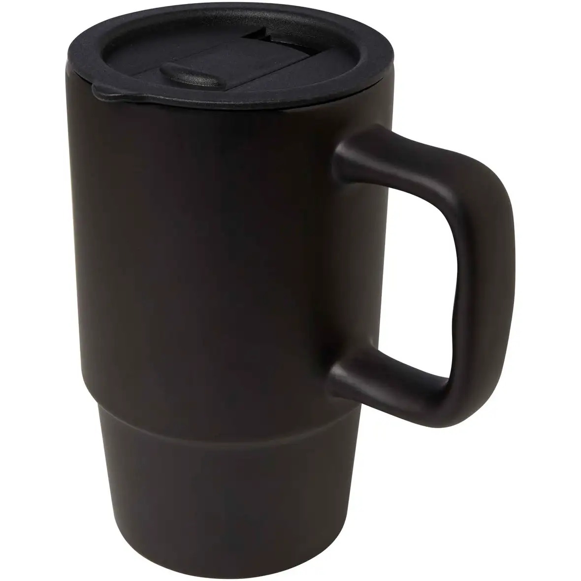450 ml Keramiktasse mit Kunststoffdeckel – Ansicht 9