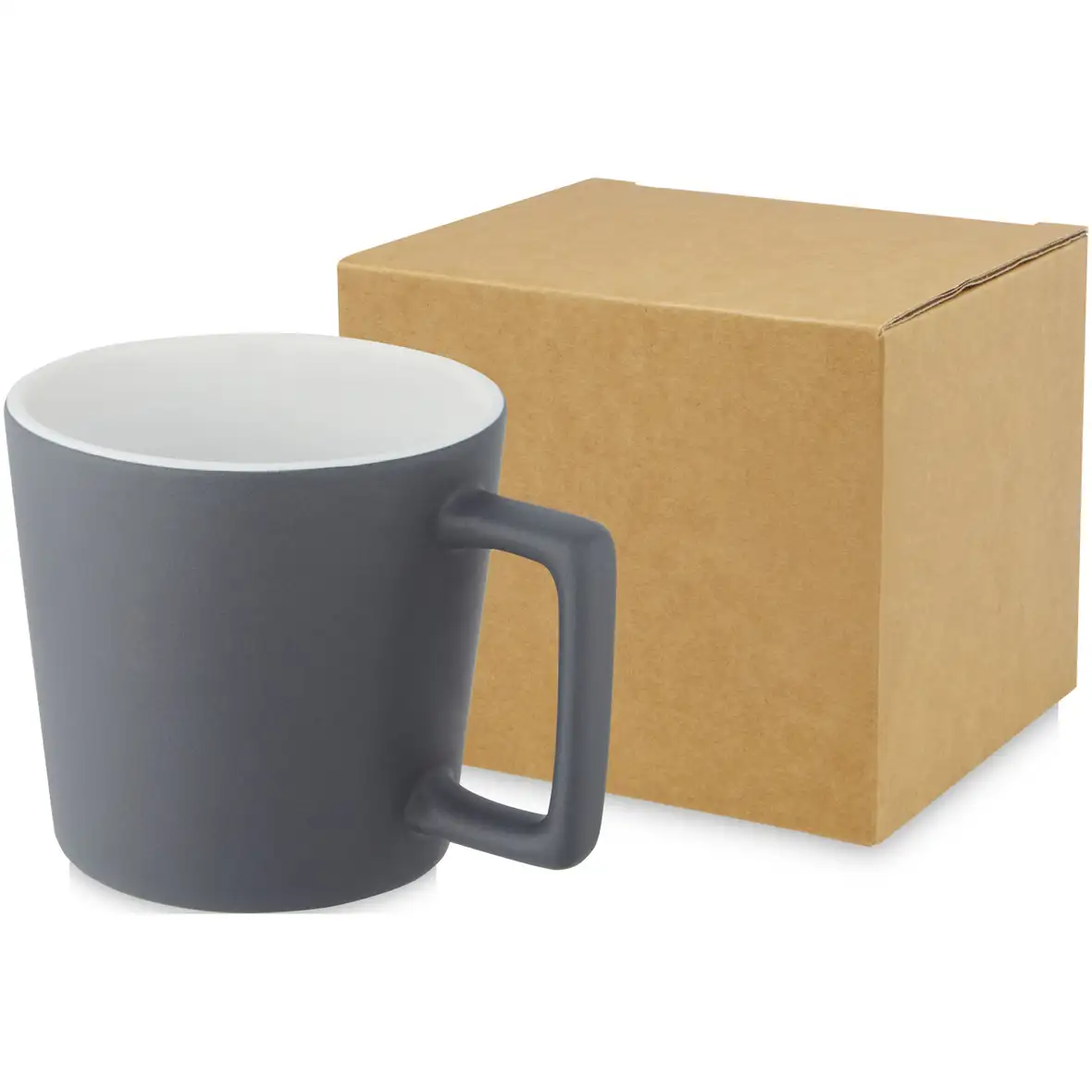 370 ml Keramiktasse mit matter Oberfläche – Ansicht 1
