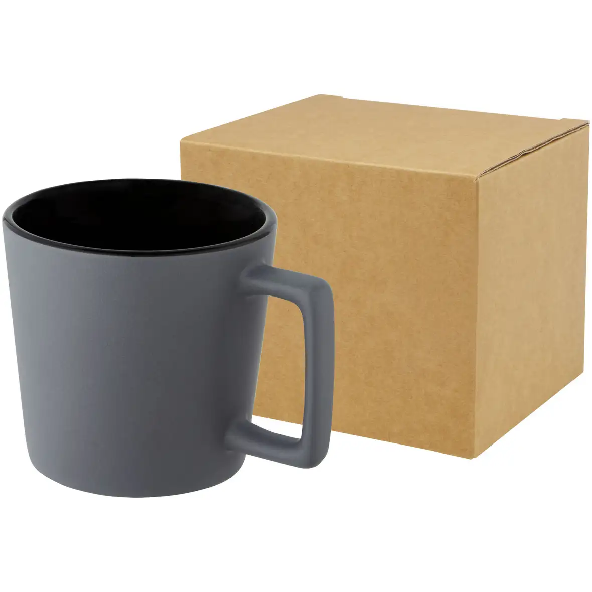 370 ml Keramiktasse mit matter Oberfläche – Ansicht 17