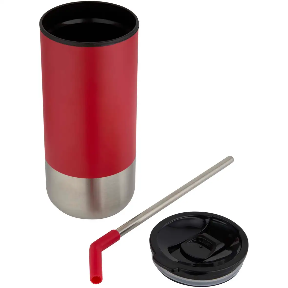480 ml RCS recycelter Isolierbecher mit Trinkhalm – Ansicht 8