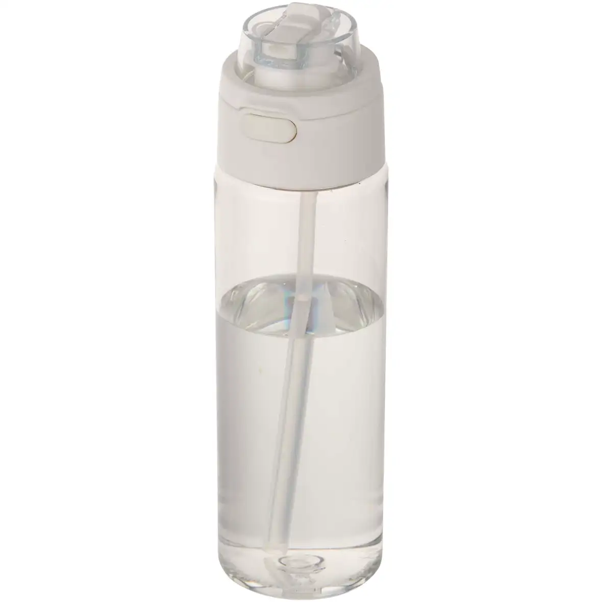 700 ml RCS Trinkflasche aus recyceltem Kunststoff mit Multifunktionsdeckel und Klappstrohhalm – Ansicht 1