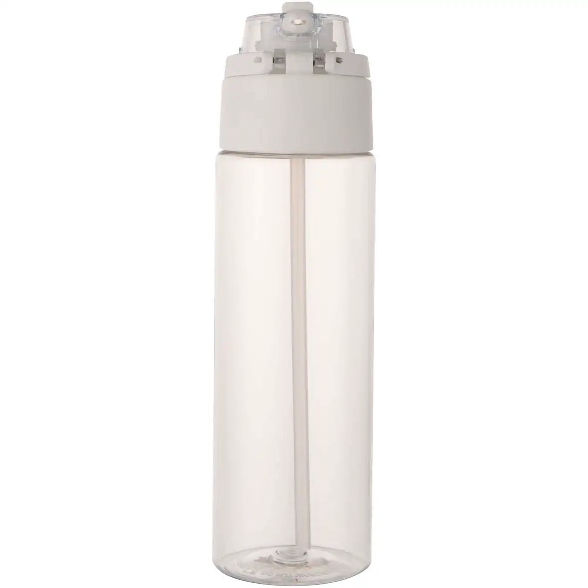 700 ml RCS Trinkflasche aus recyceltem Kunststoff mit Multifunktionsdeckel und Klappstrohhalm – Ansicht 3