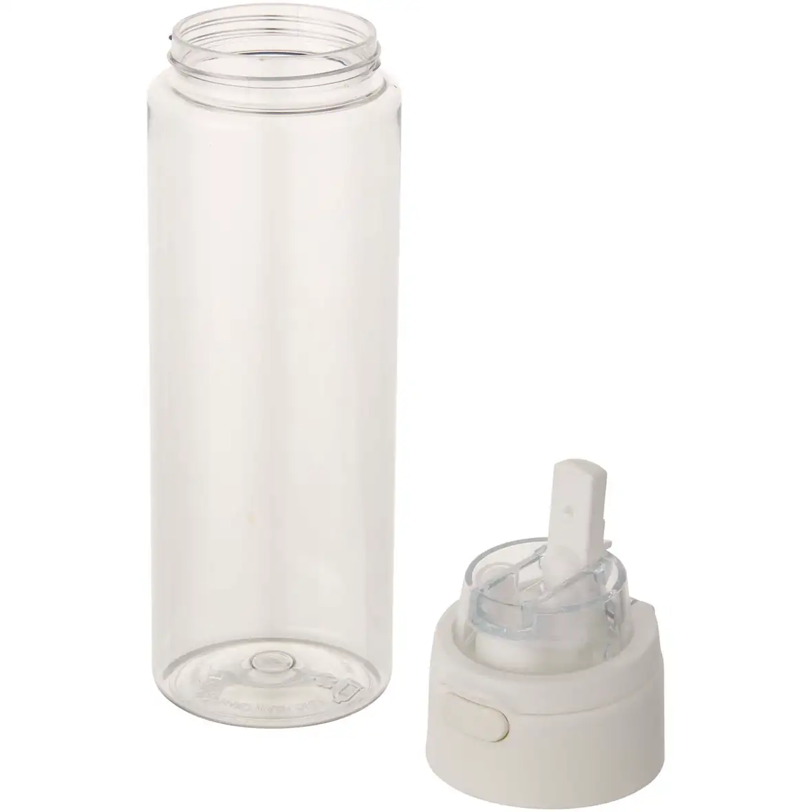 700 ml RCS Trinkflasche aus recyceltem Kunststoff mit Multifunktionsdeckel und Klappstrohhalm – Ansicht 4
