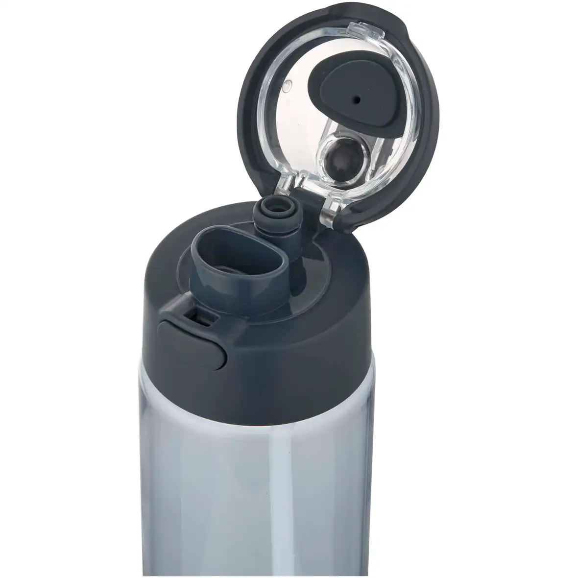 700 ml RCS Trinkflasche aus recyceltem Kunststoff mit Multifunktionsdeckel und Klappstrohhalm – Ansicht 12