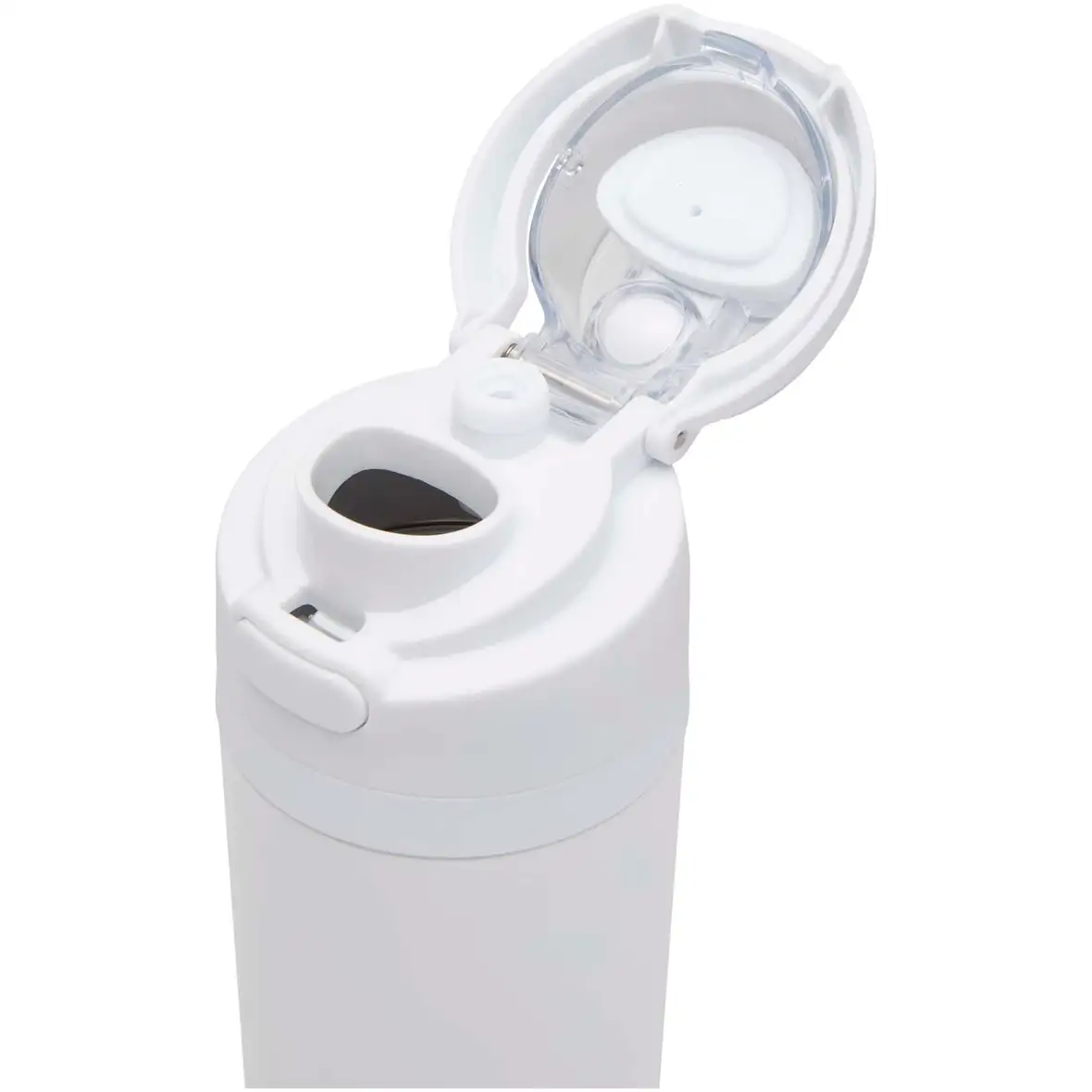 800 ml RCS Trinkflasche aus recyceltem, einwandigem Edelstahl mit Multifunktionsdeckel und Klappstrohhalm – Ansicht 5