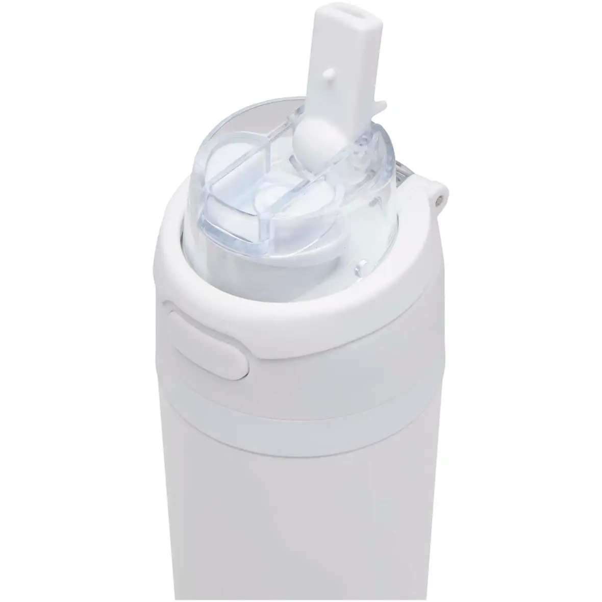 800 ml RCS Trinkflasche aus recyceltem, einwandigem Edelstahl mit Multifunktionsdeckel und Klappstrohhalm – Ansicht 6