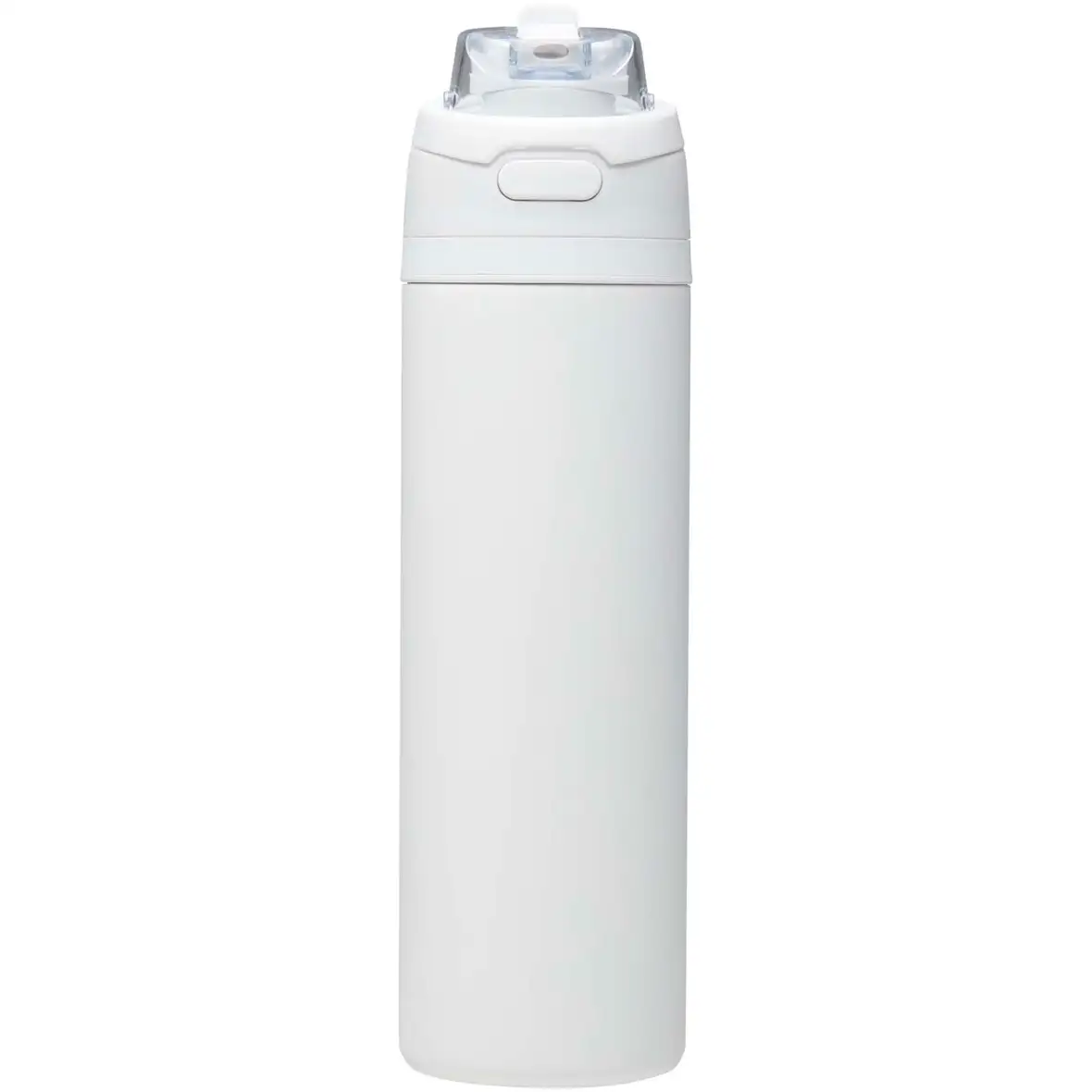 800 ml RCS Trinkflasche aus recyceltem, einwandigem Edelstahl mit Multifunktionsdeckel und Klappstrohhalm – Ansicht 2