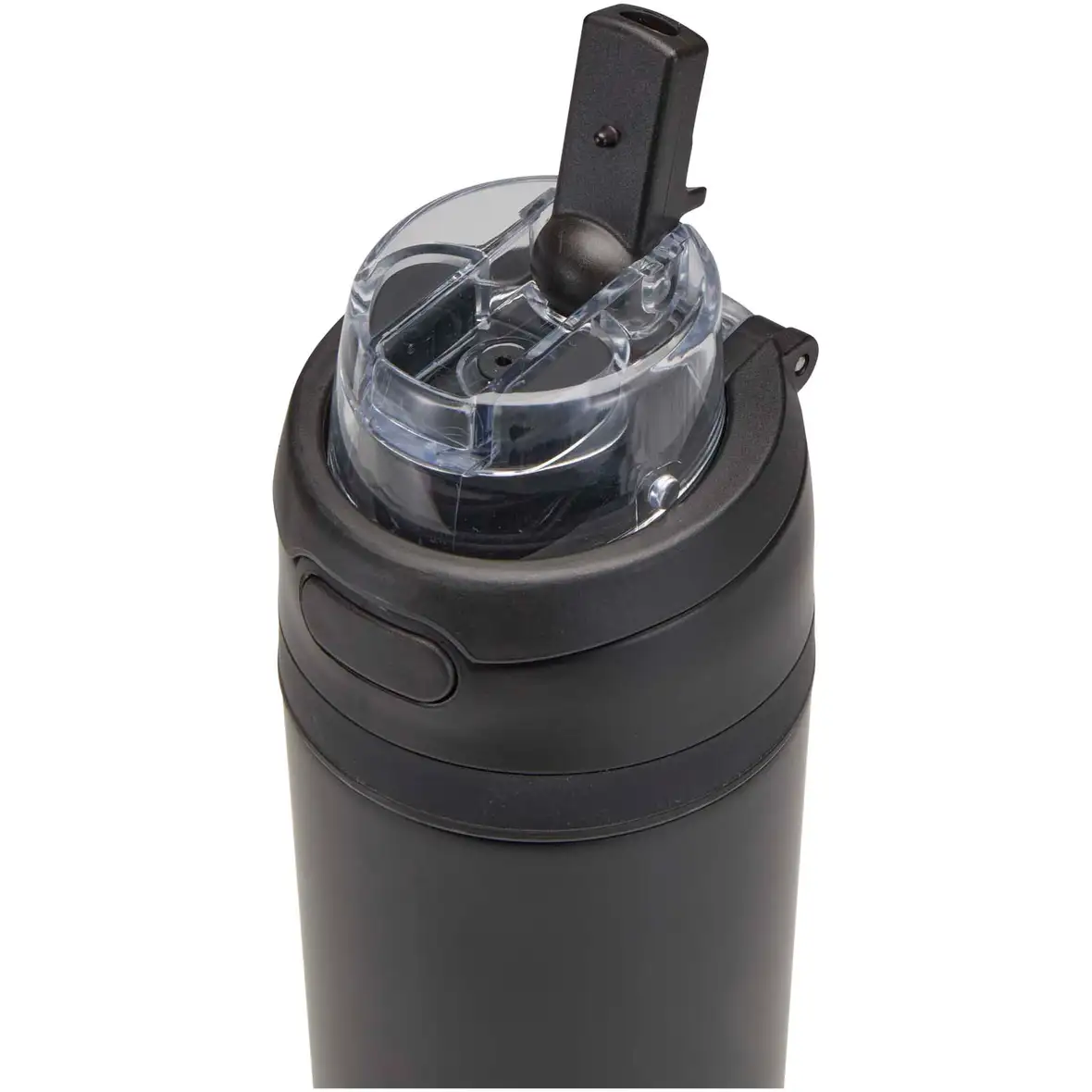 800 ml RCS Trinkflasche aus recyceltem, einwandigem Edelstahl mit Multifunktionsdeckel und Klappstrohhalm – Ansicht 20